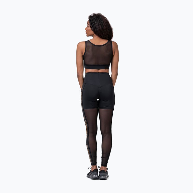 Moteriškos treniruočių kelnės NEBBIA Gold Mesh black 8290110 4