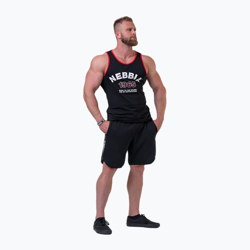 NEBBIA Old-School Muscle vyriška treniruočių liemenėlė juoda 1930130