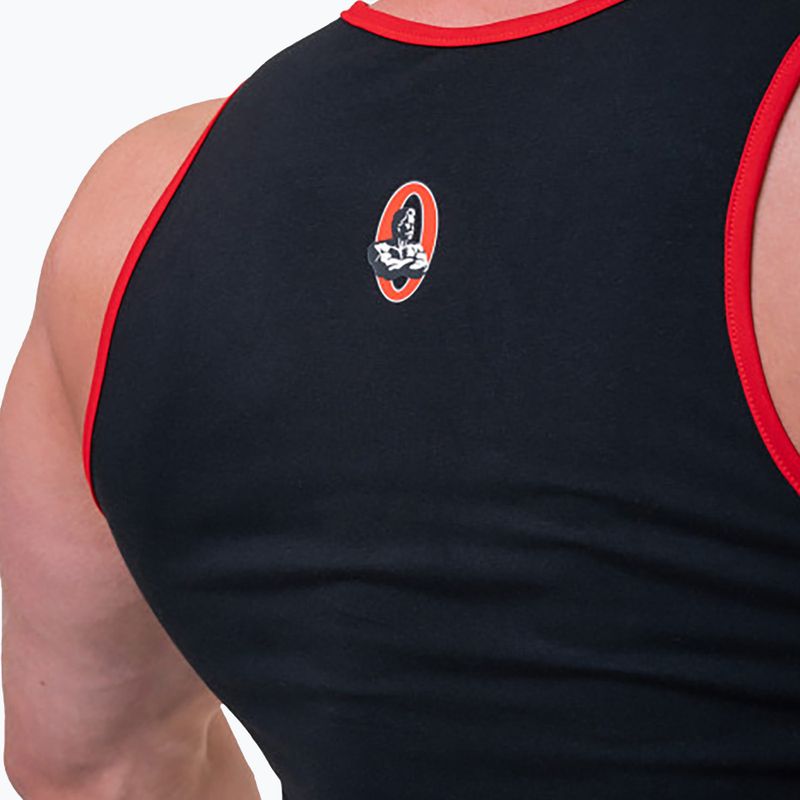 NEBBIA Old-School Muscle vyriška treniruočių liemenėlė juoda 1930130 4