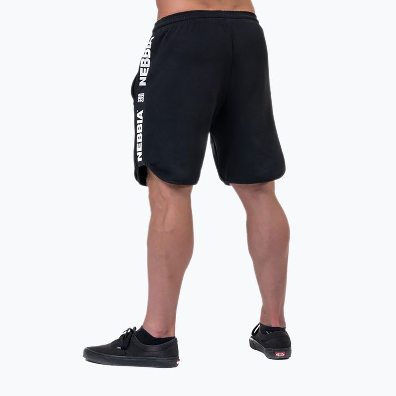 NEBBIA Legend-Approved vyriški treniruočių šortai juodi 1950130 2