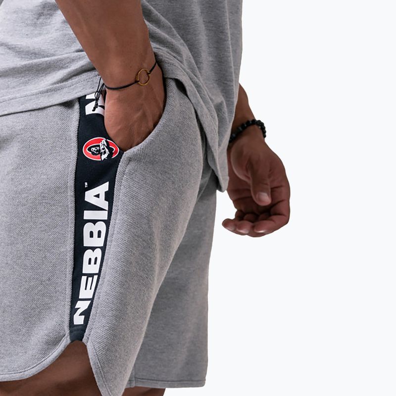 NEBBIA Legend-Approved pilki vyriški treniruočių šortai 1950330 3
