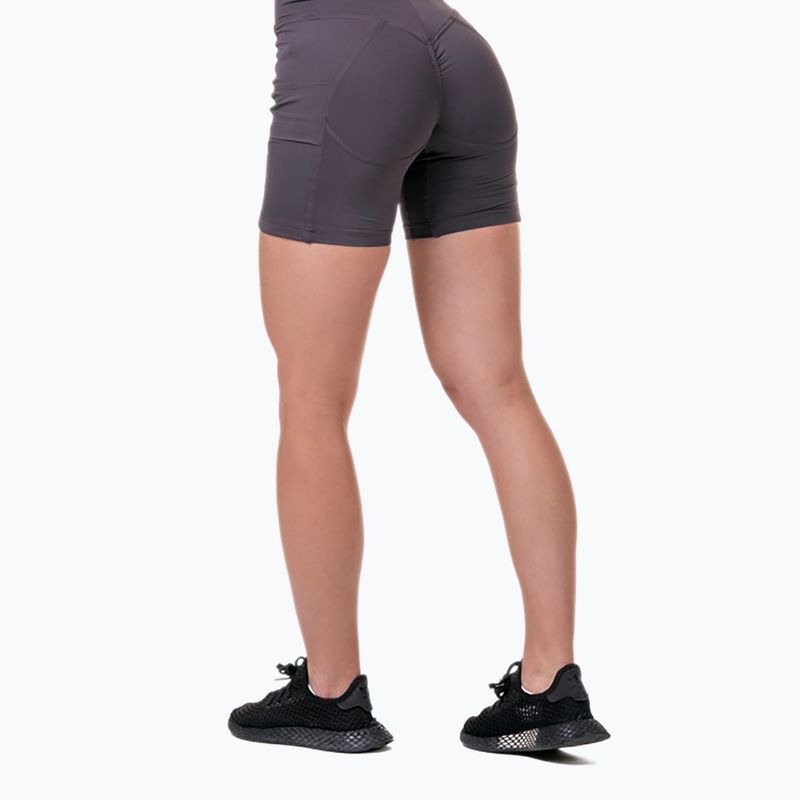 NEBBIA Biker Fit & Smart moteriški treniruočių šortai violetinės spalvos 5752810 2