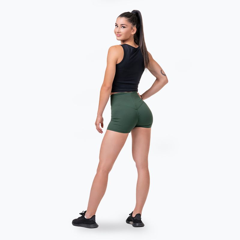 Moteriški šortai NEBBIA Classic Hero dark green 3