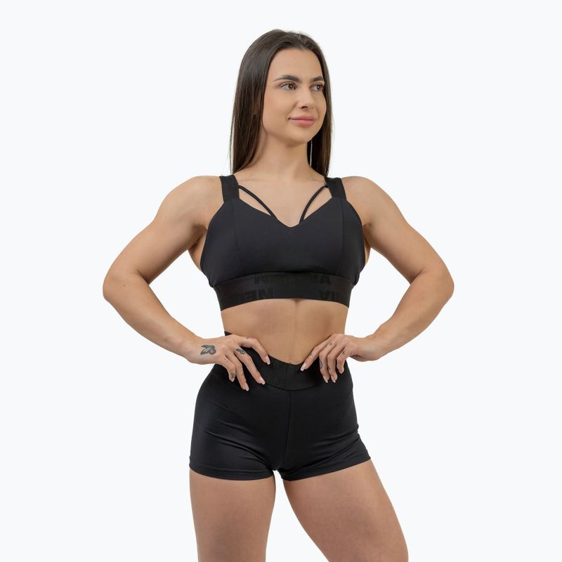 NEBBIA Intense Iconic juoda fitneso liemenėlė