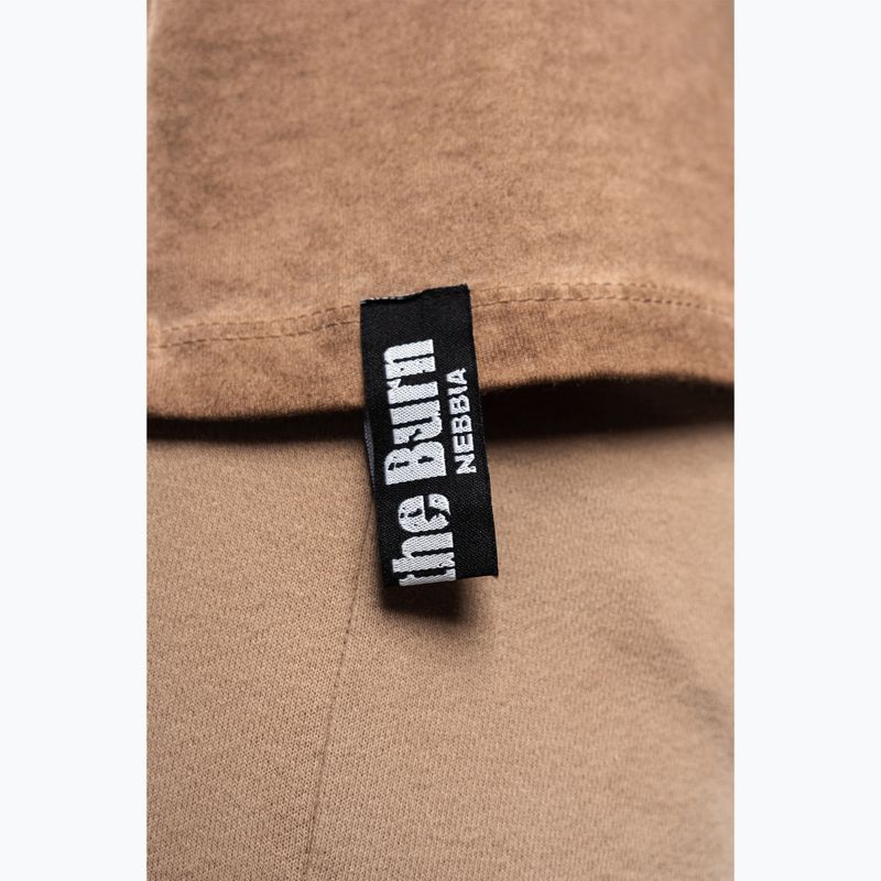 Vyriškas treniruočių tank topas NEBBIA Washed-Off Stringer Max Out light brown 6