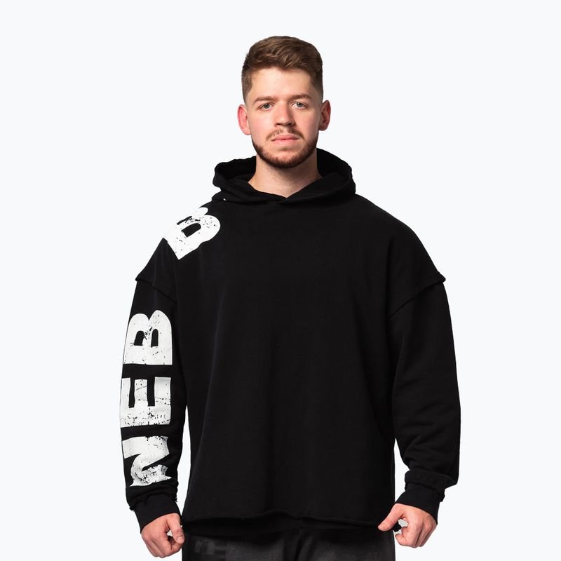 Vyriškas treniruočių džemperis NEBBIA NO BS Hoodie black