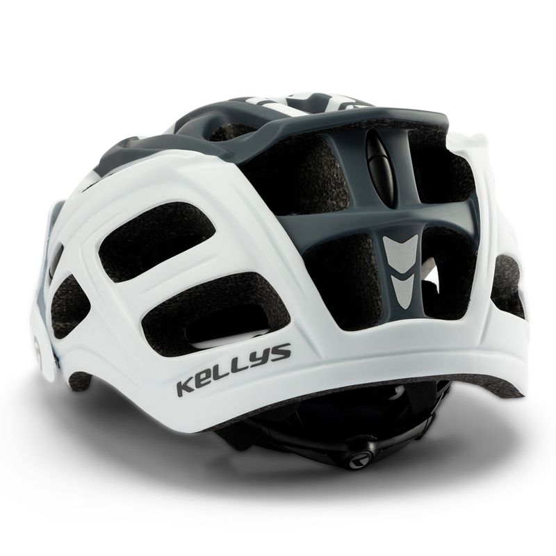 Kellys DARE 018 vyriškas dviratininko šalmas baltos spalvos 4