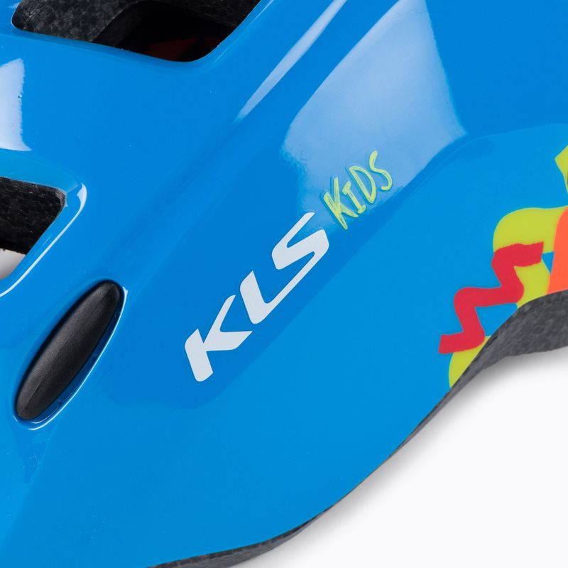 Kellys vaikiškas dviratininko šalmas mėlynas ZIGZAG 022 7
