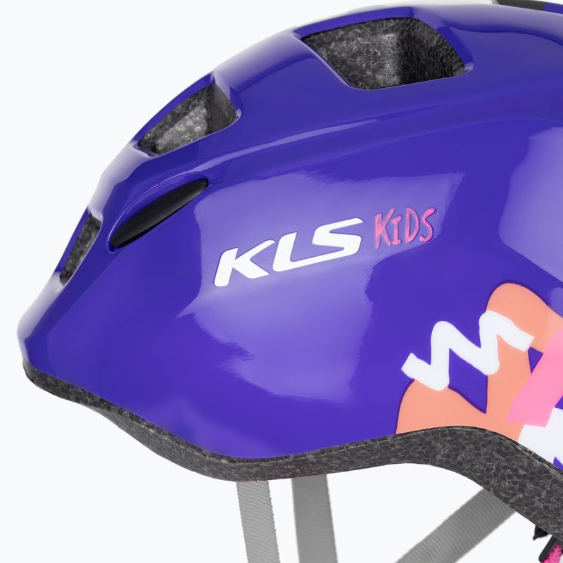 Vaikiškas dviračio šalmas Kellys Zigzag 022 purple 7