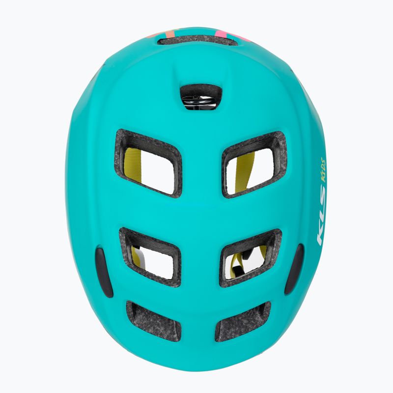 Vaikiškas dviračio šalmas Kellys Zigzag 022 turquoise 6
