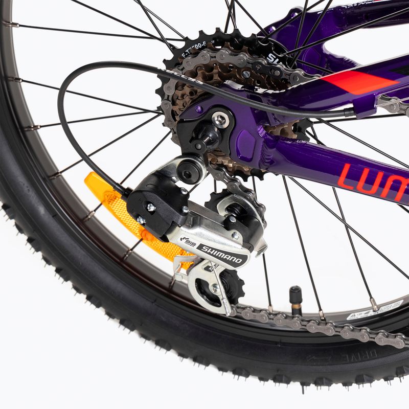 Kellys Lumi 30 20" vaikiškas dviratis violetinės spalvos 72390 11