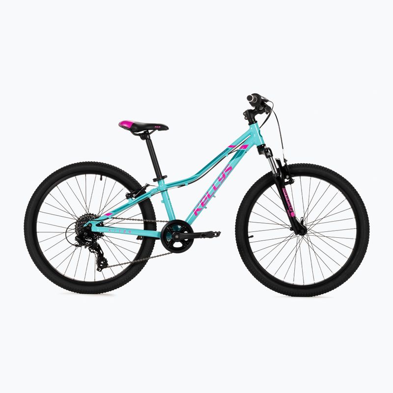Kellys Kiter 50 vaikiškas 24" turkio spalvos dviratis