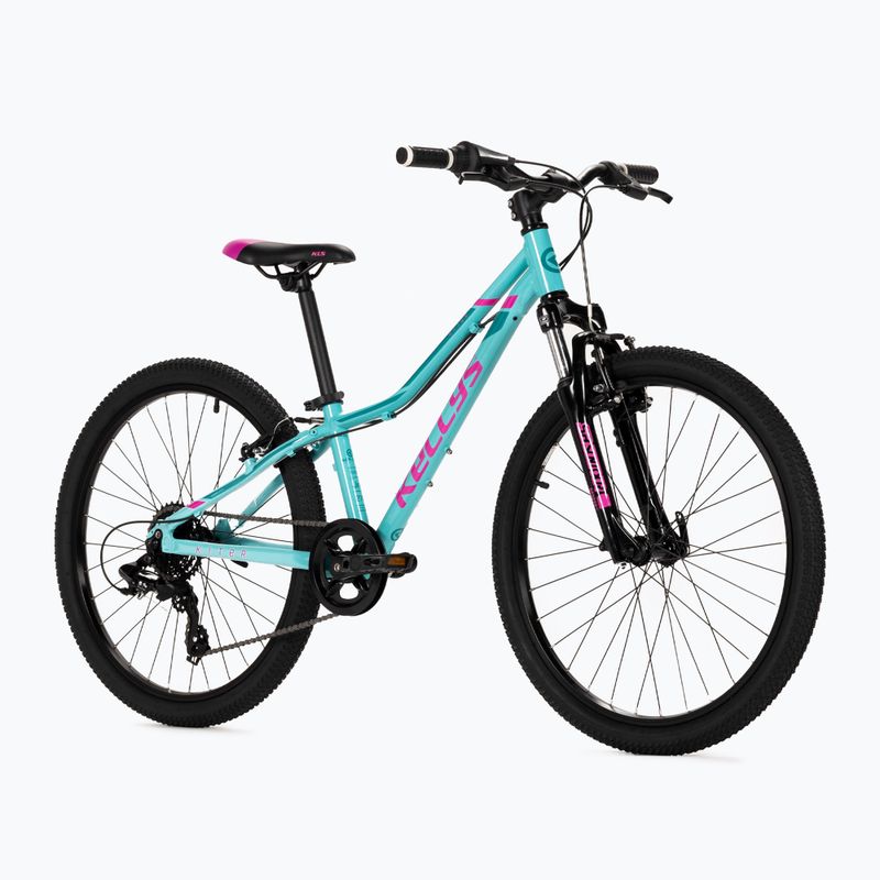 Kellys Kiter 50 vaikiškas 24" turkio spalvos dviratis 2