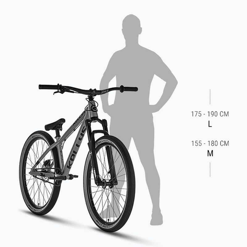 Dirt dviratis Kellys Whip 10 DX 26" frosted green 3