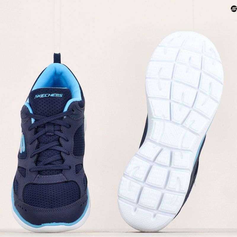 Moteriški treniruočių bateliai SKECHERS Summits Suited navy/blue 17