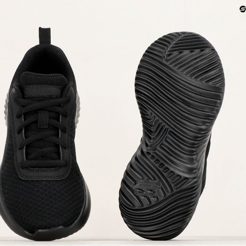 SKECHERS Bounder Karonik vaikiški treniruočių bateliai juodi 18