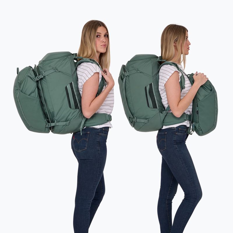 Moteriška turistinė kuprinė Thule Landmark 60 l hazy green 6