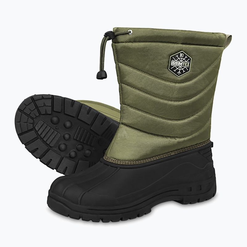 Apšiltinti guminiai batai Delphin SnowTex žali/juodi 8