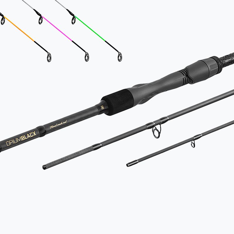 Dugninė meškerė Delphin Opium BlacxFEEDER 3G TechnoCORK + 3 antgaliai 6