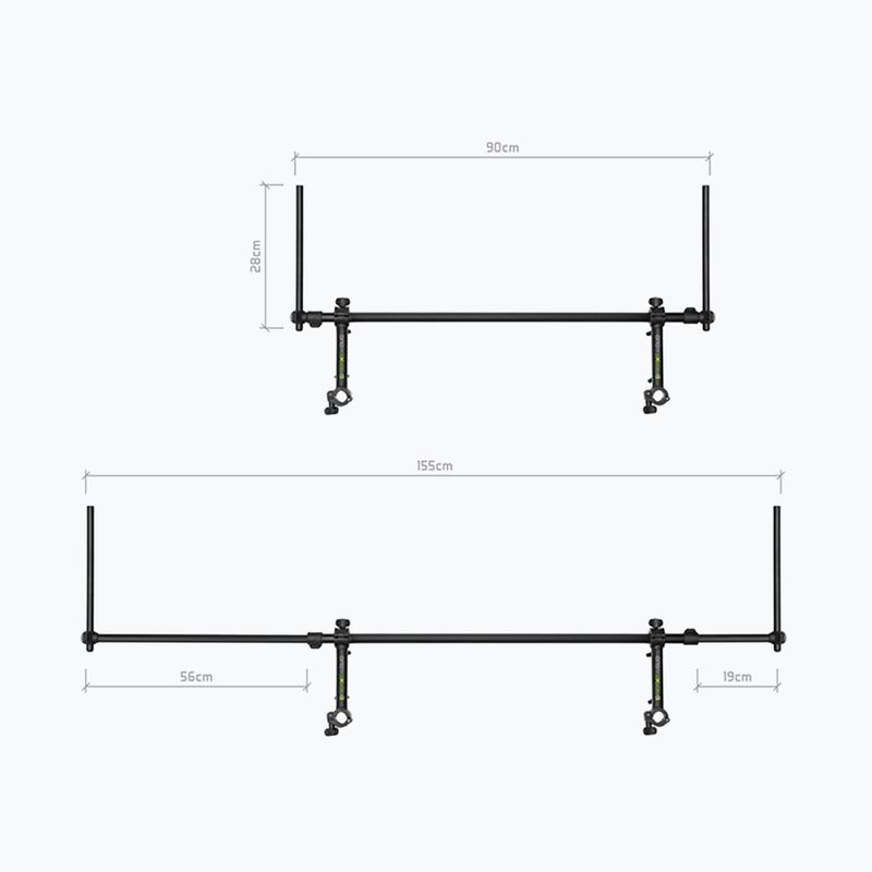 Meškerių laikiklis Delphin Reaxe Unifix Duo 9