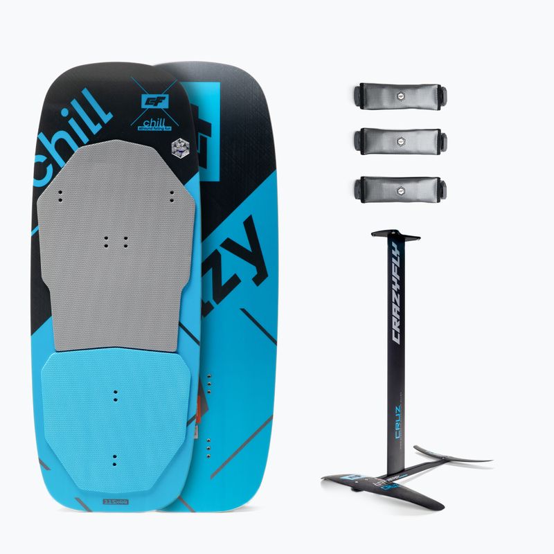Jėgos aitvarų lenta + hidroforas CrazyFly Chill Cruz 690 mėlyna T011-0004