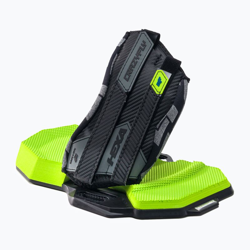 CrazyFly Hexa II LTD neoninės tamsiai mėlynos-žalios spalvos jėgos aitvarų trinkelės ir dirželiai T016-0263 2