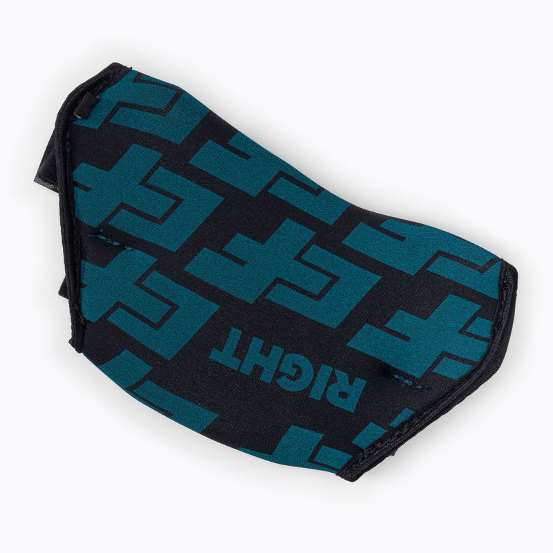 CrazyFly Hexa II Binding mažos mėlynai žalios spalvos kiteboardų pagalvėlės ir dirželiai T016-0264 7