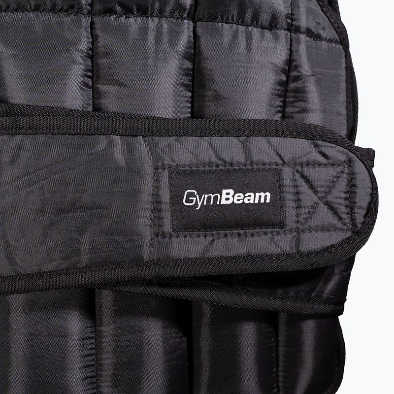 Treniruočių liemenė su svoriais GymBeam Weighted Vest 10 kg black 2