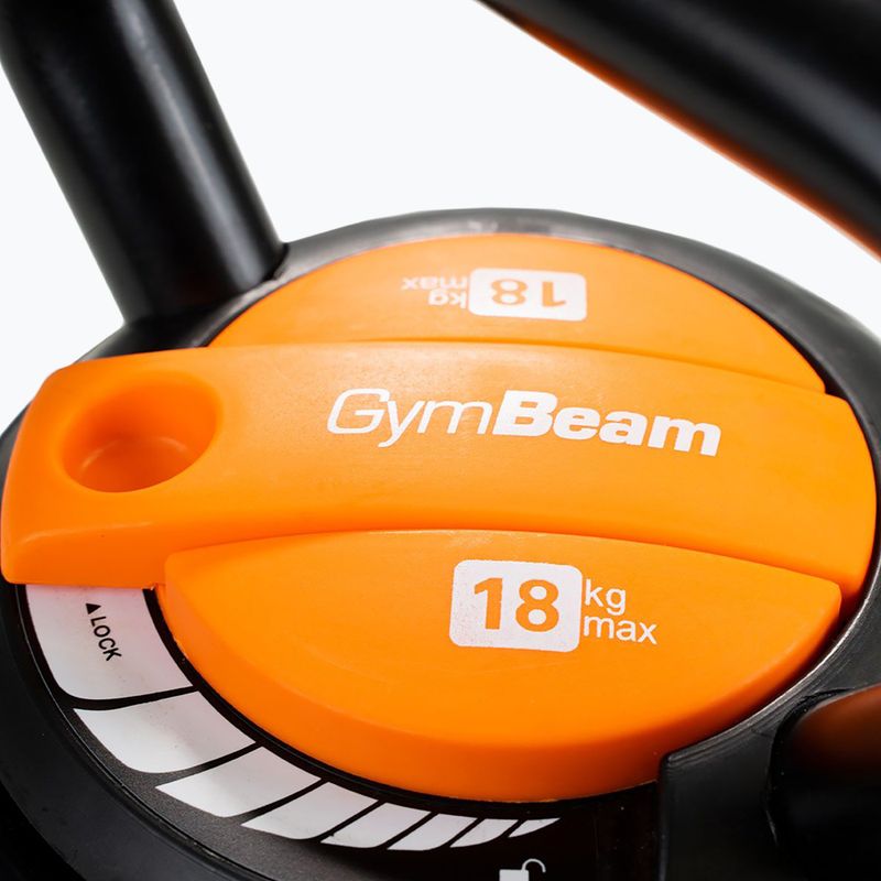 Reguliuojamas kettlebell GymBeam Kettlebell Adjustable 18 kg black 5