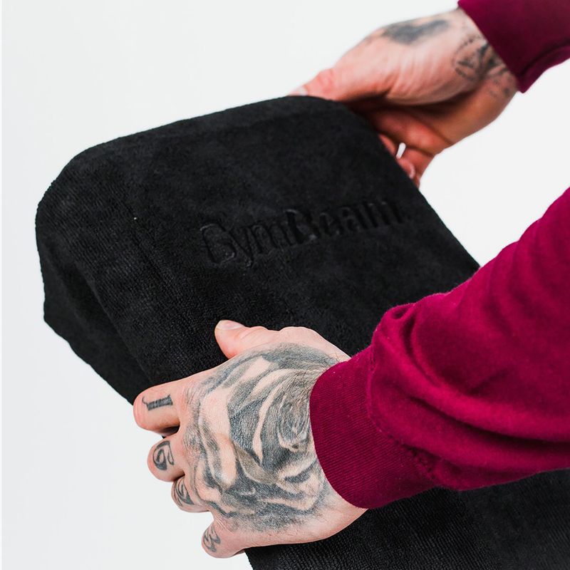 Greitai džiūstantis rankšluostis GymBeam Microfibre Sports black 5