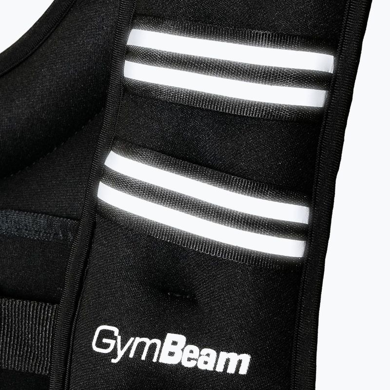 Treniruočių liemenė su svoriais GymBeam Weighted Vest 7 kg black 3