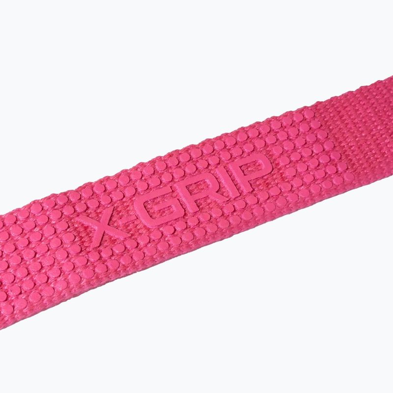 Kėlimo dirželiai GymBeam X-Grip pink 4