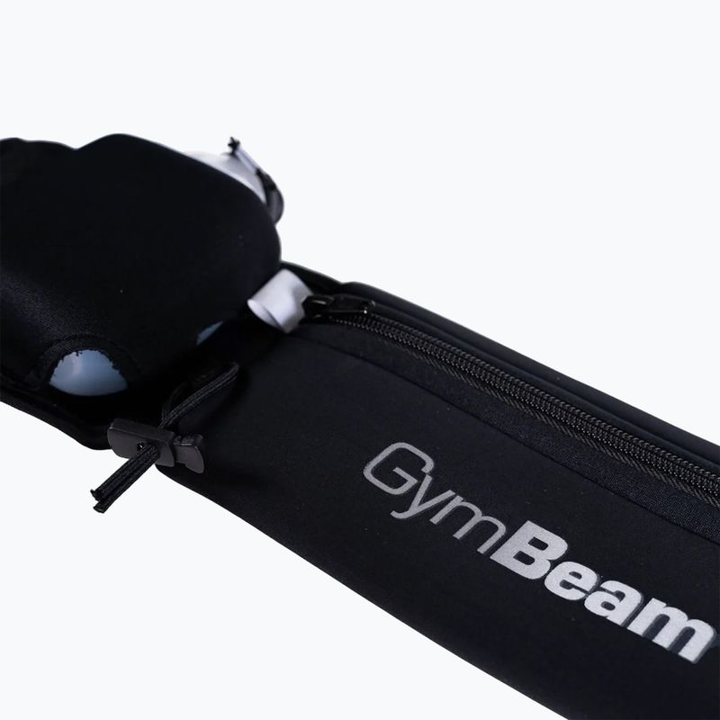 Bėgimo diržas GymBeam Trail Hydrobelt + vandens butelis 180 ml black 4