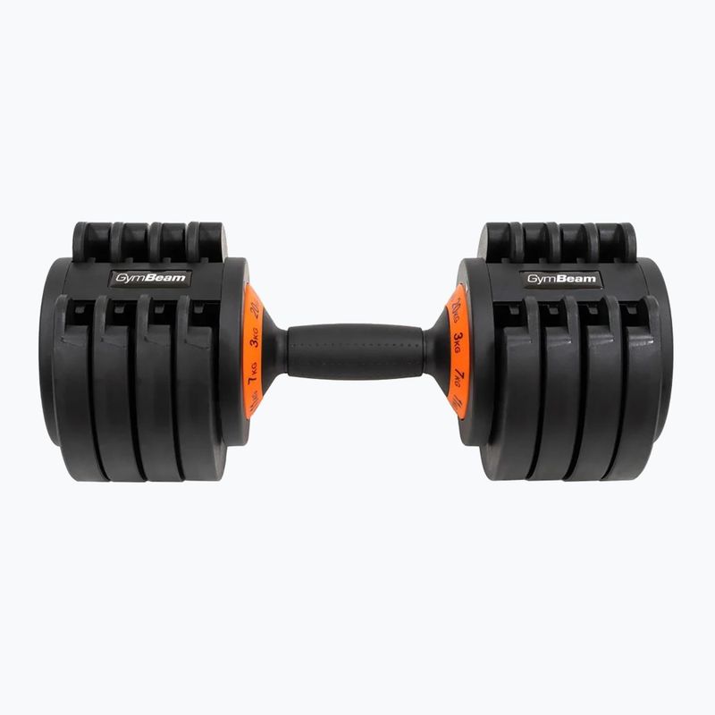 Reguliuojamas hantelis GymBeam Dumbbell Adjustable 20 kg black 2