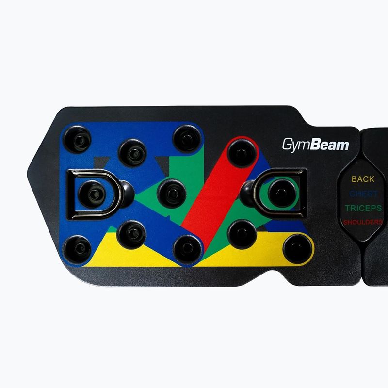 Atsispaudimų rankenos GymBeam black/blue/yellow 3
