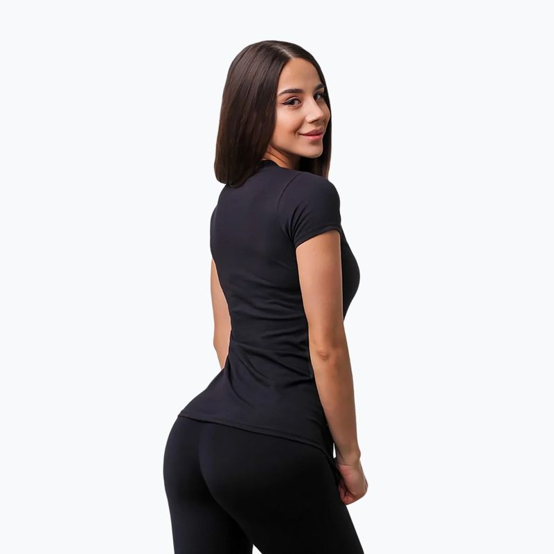 Moteriški marškinėliai GymBeam Basic black 2