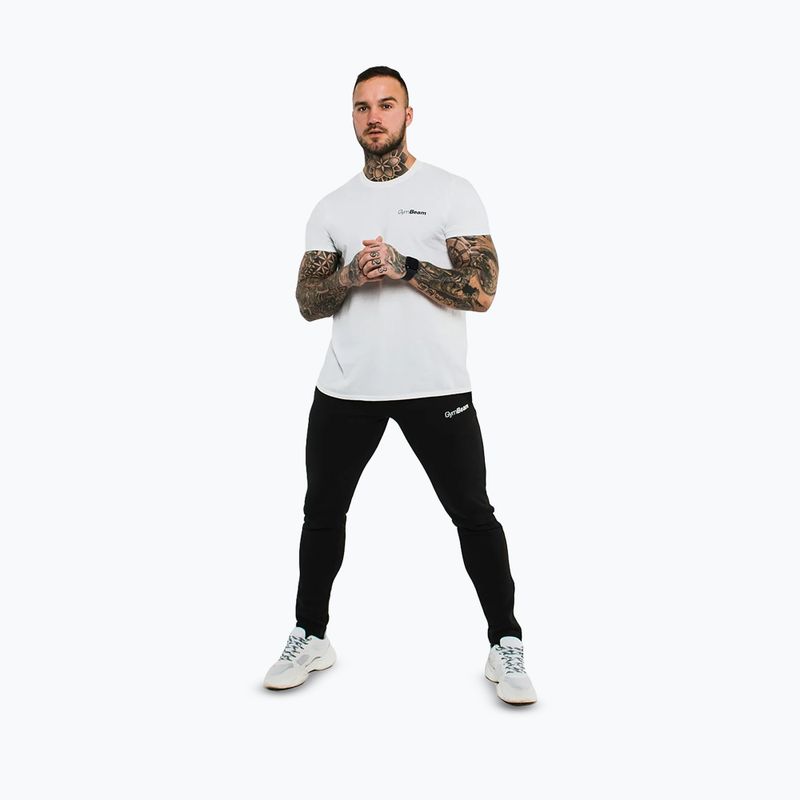 Vyriški marškinėliai GymBeam Basic white 2