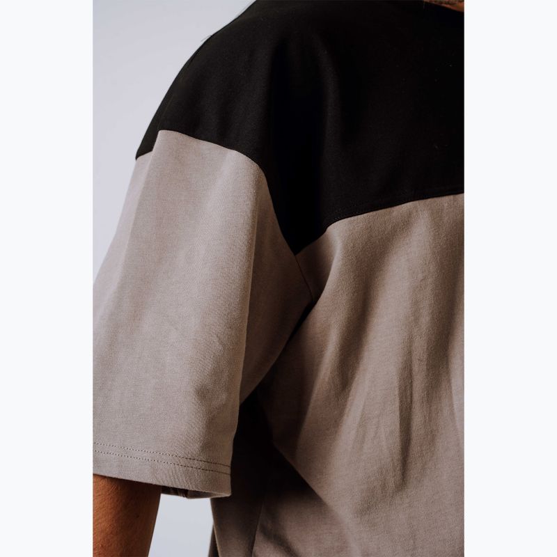 Vyriški treniruočių marškinėliai NEBBIA Power Oversize light brown ash 7