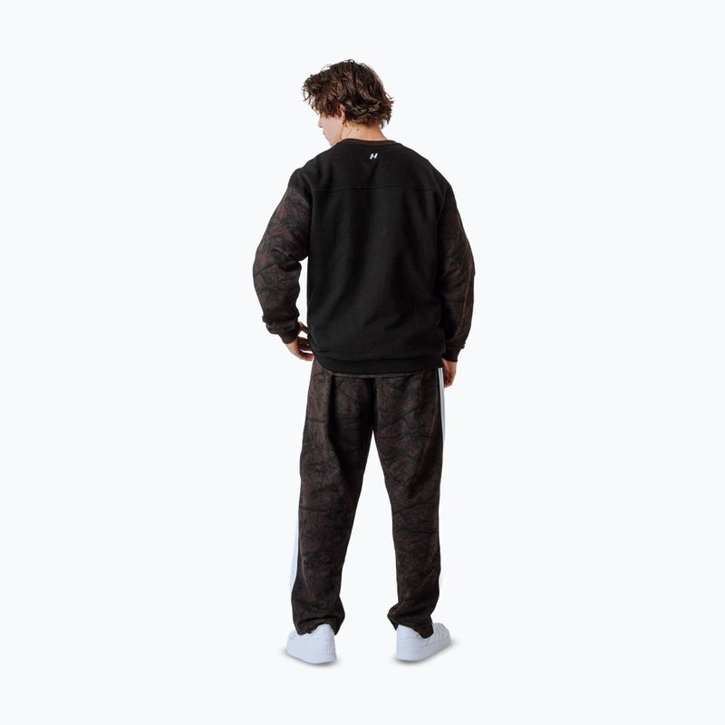 Vyriškas džemperis NEBBIA Power FZ dark brown camo 4