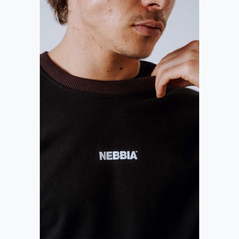 Vyriškas džemperis NEBBIA Power FZ dark brown camo 7