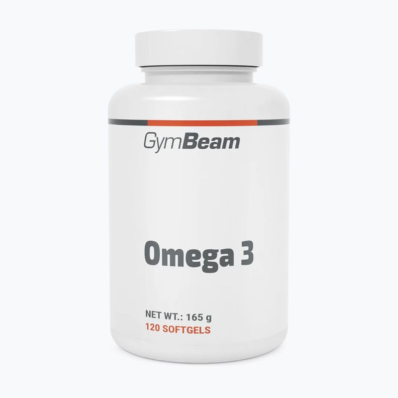 Riebalų rūgštys GymBeam Omega 3 120 kapsulių