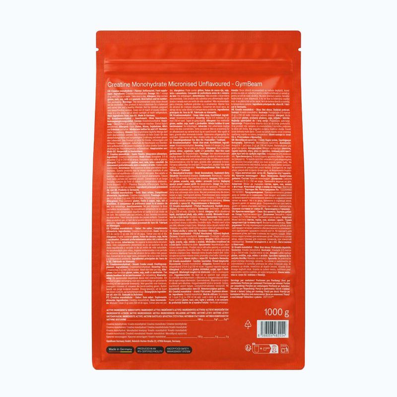 Kreatinas GymBeam 1000 g 3