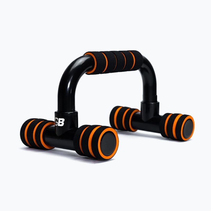 Atsispaudimų rankenos GymBeam black/orange 2