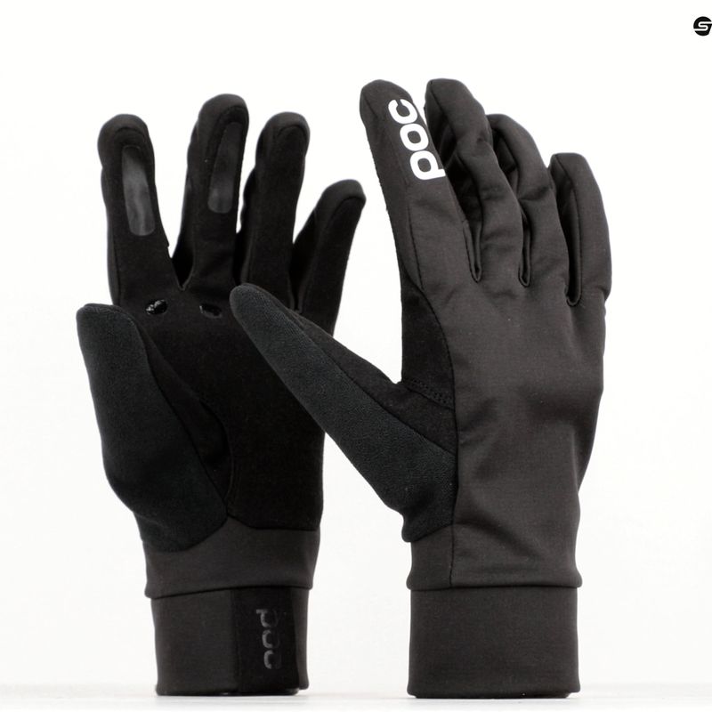 POC Essential Softshell dviratininkų pirštinės uranium black 7