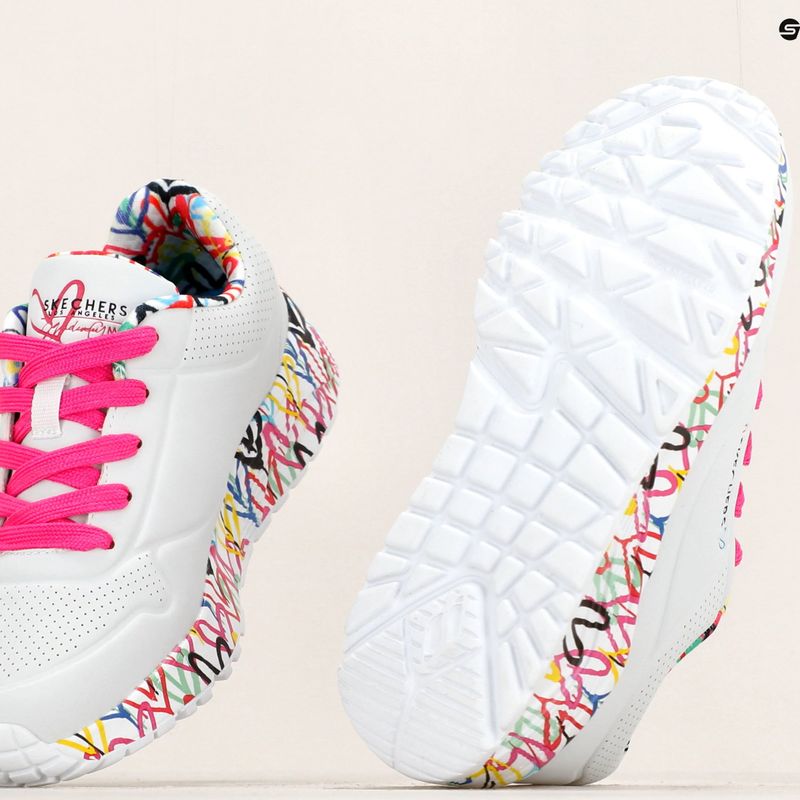 Vaikiški batai SKECHERS Uno Lite Lovely Luv white/multi 12