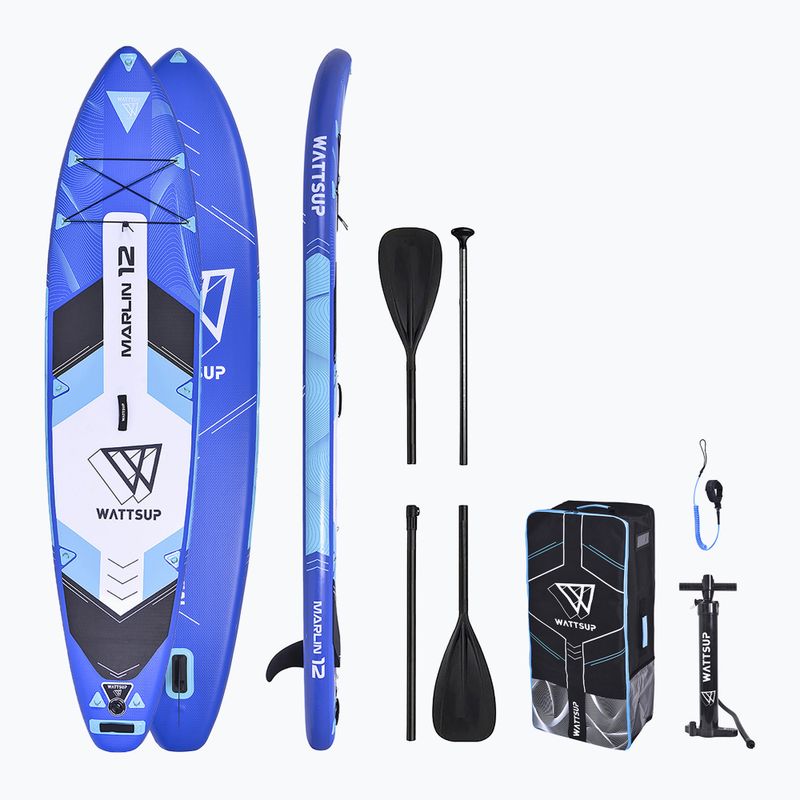 WATTSUP Marlin Combo 12'0'' SUP lenta mėlyna PB-WMAR121
