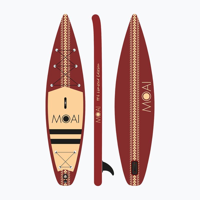 Irklentė SUP MOAI Limited Edition 12'6" red 2