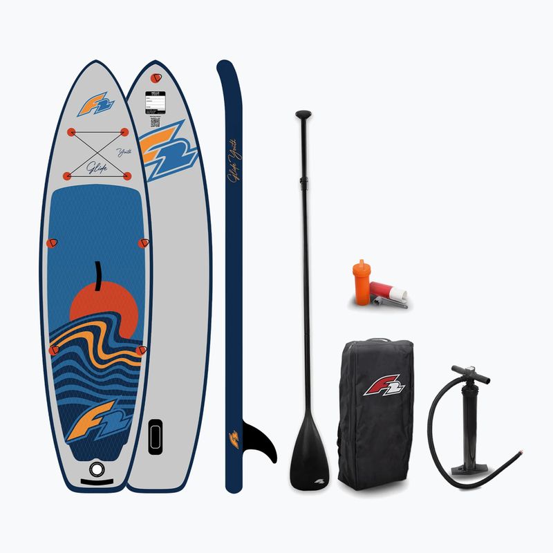 Vaikiška irklentė SUP F2 Glide Windsurf/Wing Youth 10'0" grey
