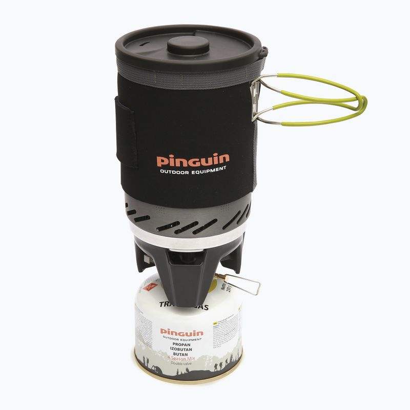 Pinguin Aura pėsčiųjų viryklė ir puodų rinkinys juodos spalvos PI32095