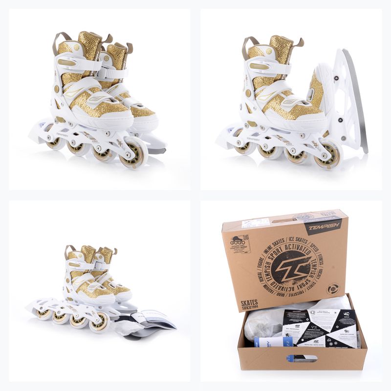 Vaikiški riedučiai Tempish Enbo Duo Girl Gold gold 13